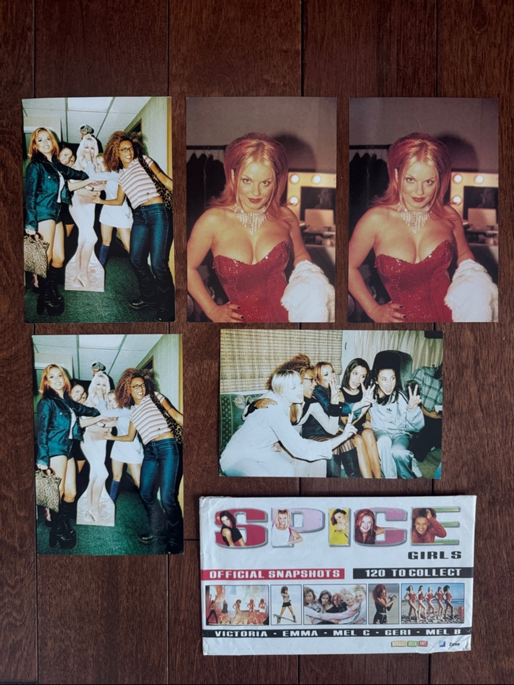 90s Spice Girls Official Snapshots Set of 5 - Photo Collection & OG Packaging